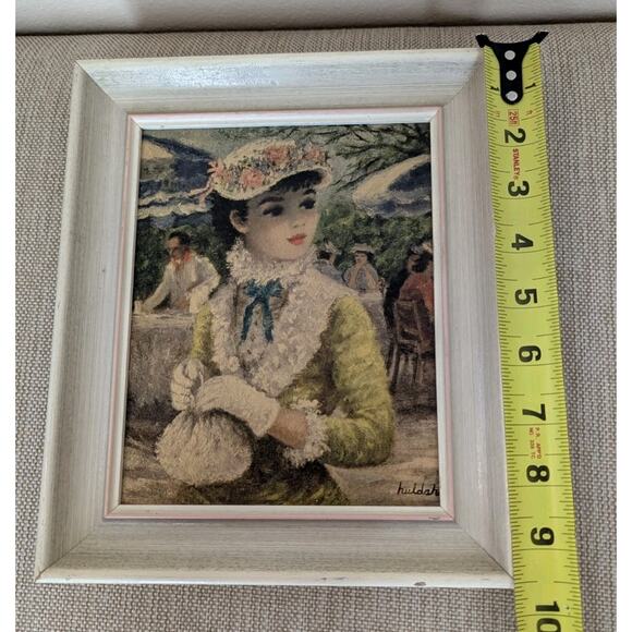 Vintage 1950’s Signed Lithograph Print Cherry Jeffe Huldah “Tavern On The Green” - Picture 6 of 6